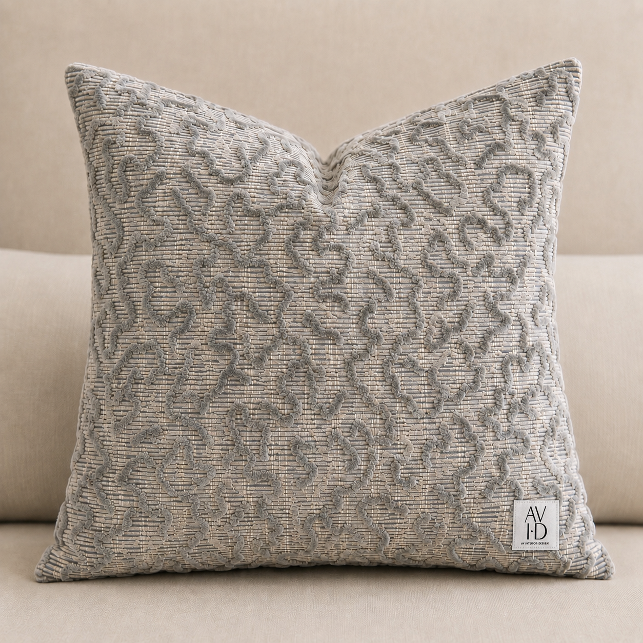 Schumacher Janis Velvet Pillow Cover | 21” × 21”
