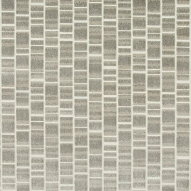 Kravet Thom Filicia Caisson Pewter Pillow Cover | 12” × 21”