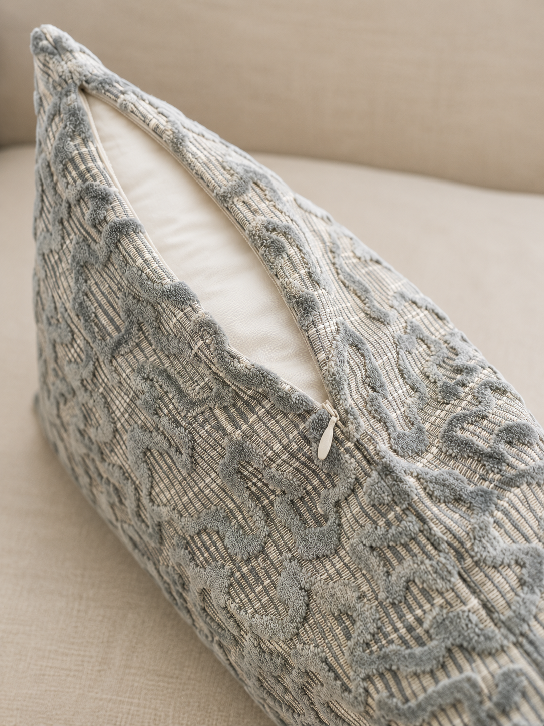 Schumacher Janis Velvet Pillow Cover | 12” × 21”