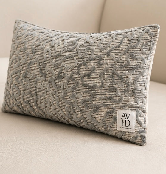 Schumacher Janis Velvet Pillow Cover | 12” × 21”