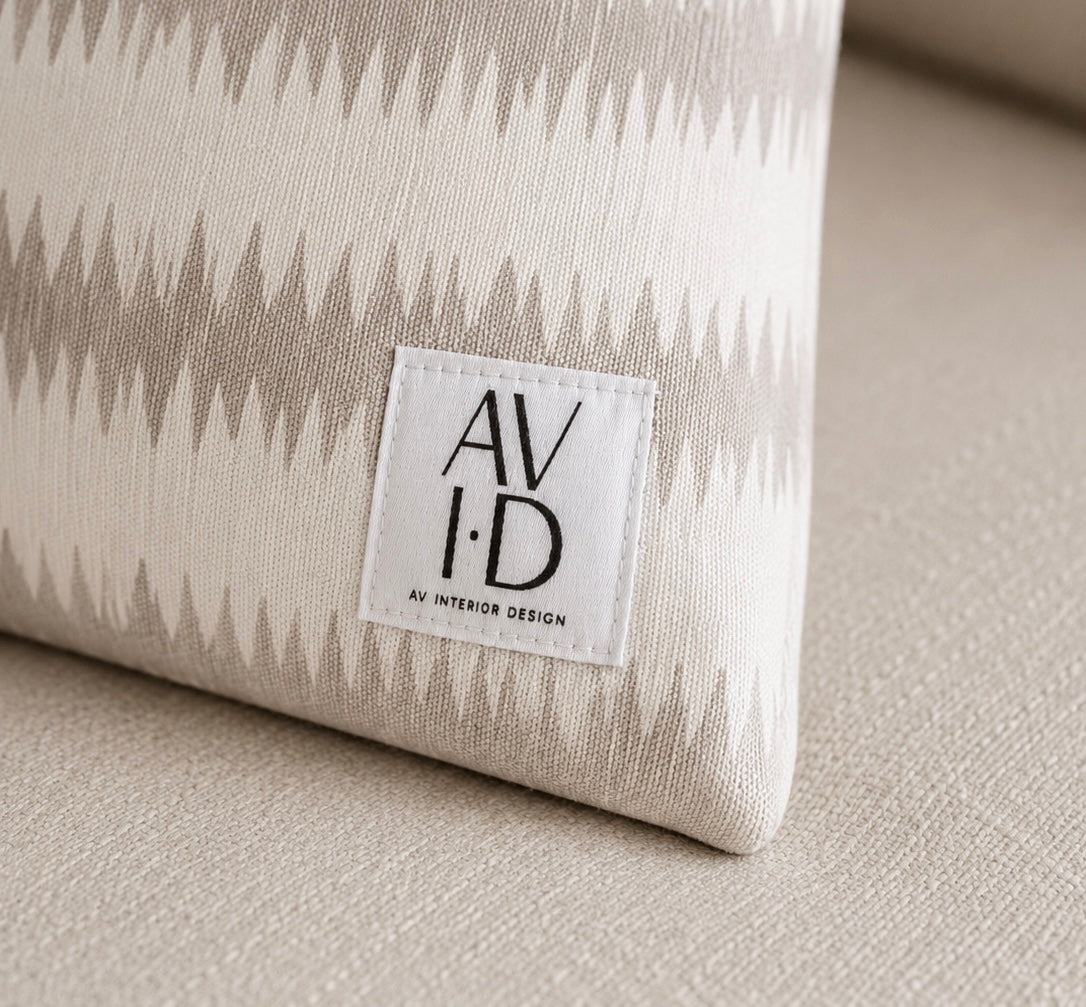 Schumacher Cardiogram Pillow Cover | 18"x18"