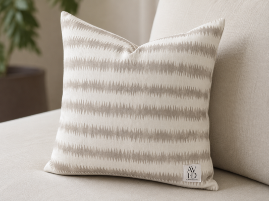 Schumacher Cardiogram Pillow Cover | 18"x18"