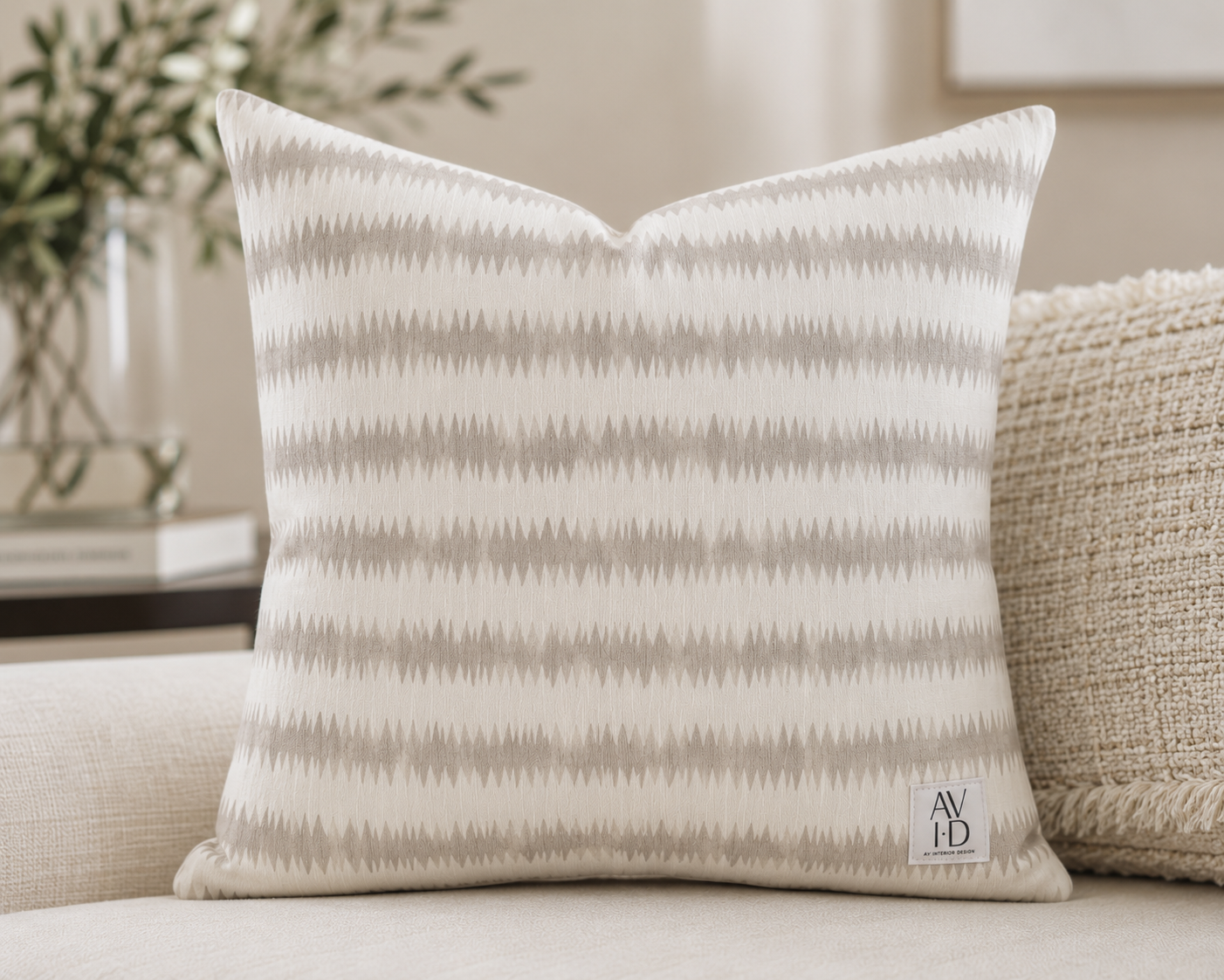 Schumacher Cardiogram Pillow Cover | 18"x18"