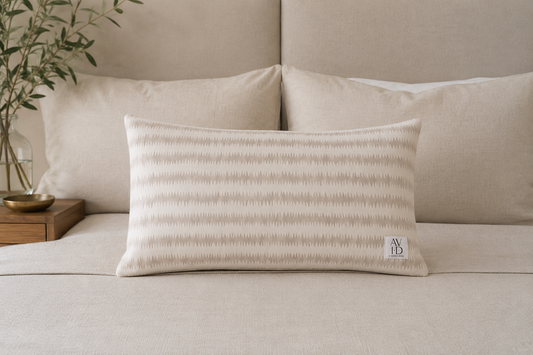 Schumacher Cardiogram Pillow Cover | 15"x26"